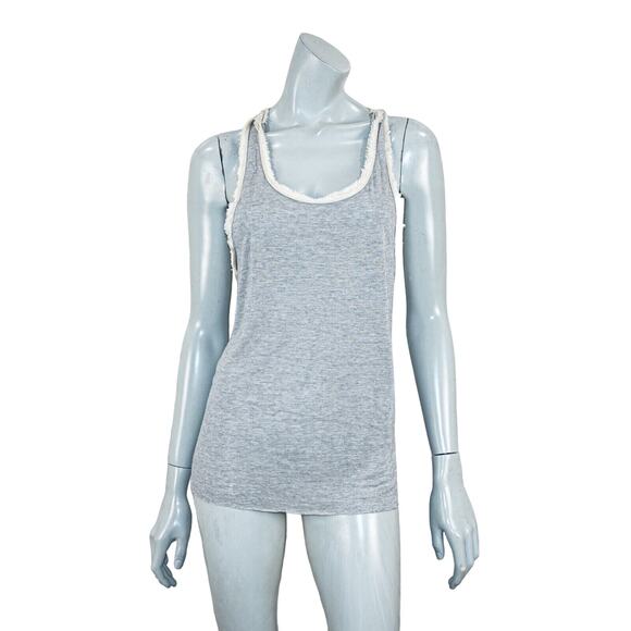 ALL SAINTS Women's Sleeveless tank DITA VEST in heather gray sz 6 - Picture 1 of 9